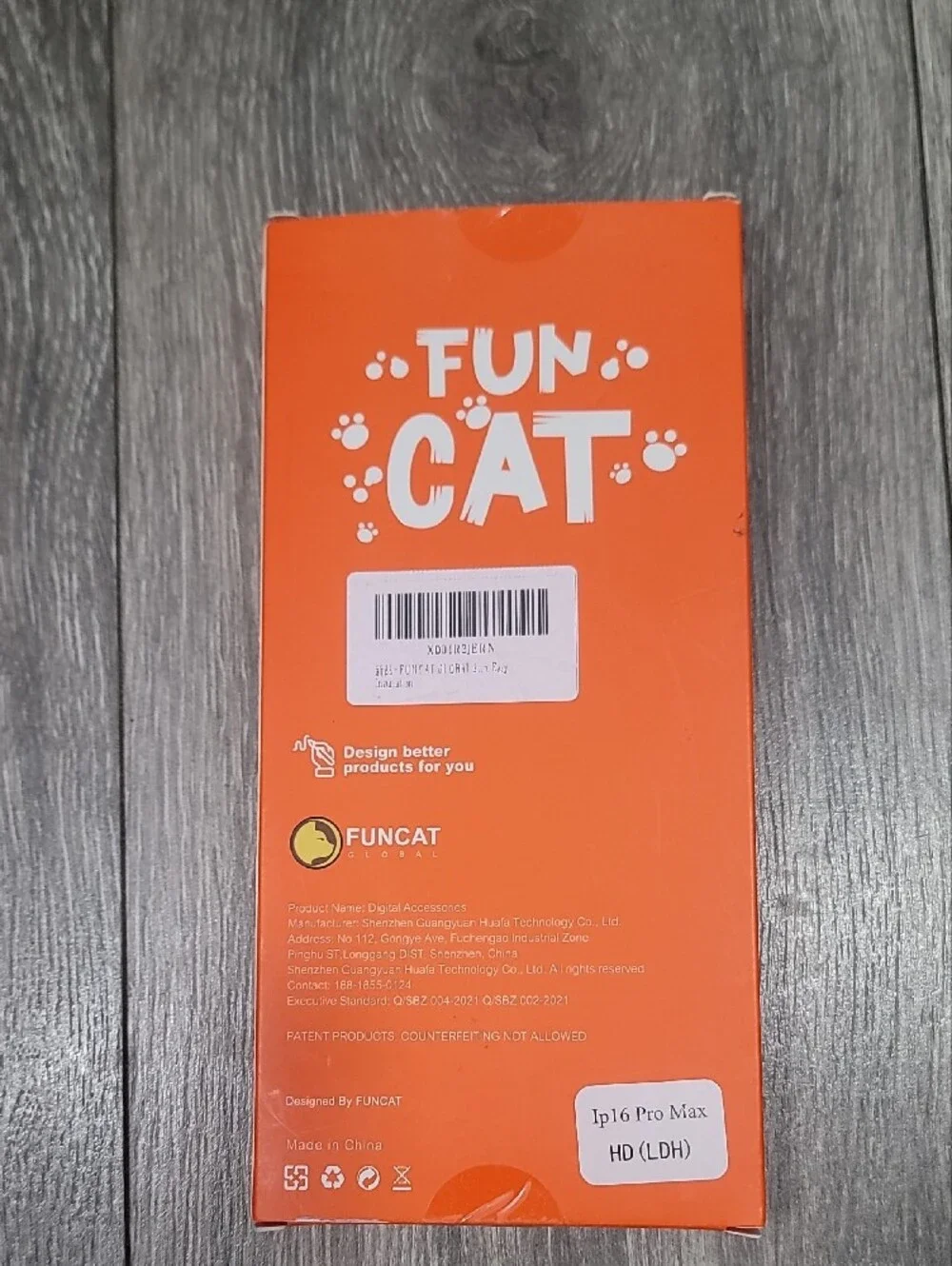 Fun Cat iPhone 16 Pro Max Glass Screen Protector
